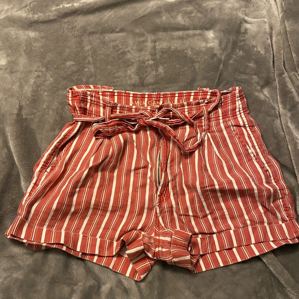 American Eagle paper bag shorts